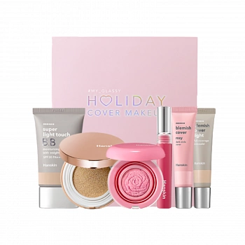 Набор для макияжа 01 My Glassy Holiday Cover MakeUp Pink Edition