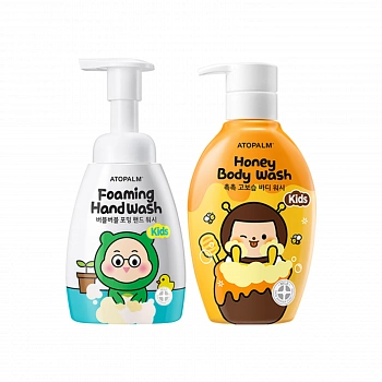 Детский гель для душа с экстрактом меда + Детское мыло для рук KIDS Honey Body Wash & Foaming Hand Wash
